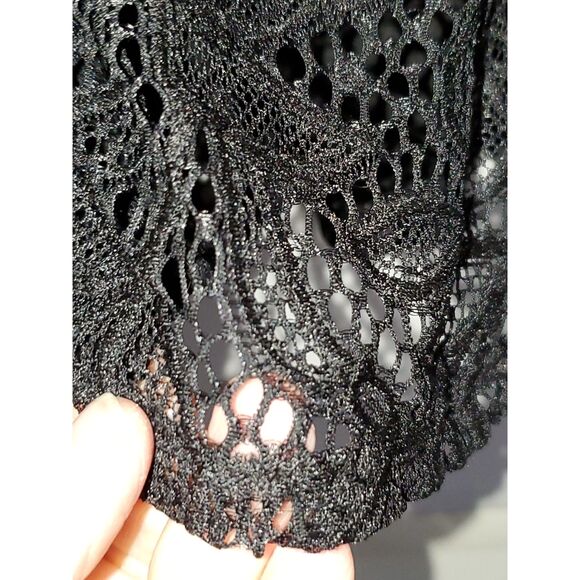 Avenue Women's Sleeveless Plus Top Whimsigoth Lace Witchy Fairy Core Y2K 18/20 - Picture 6 of 10